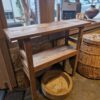 houten side table